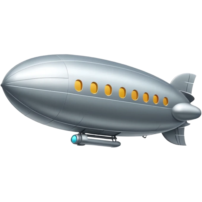 flying zeppelin  emoji
