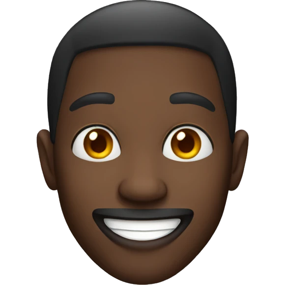 Smiling African Man emoji