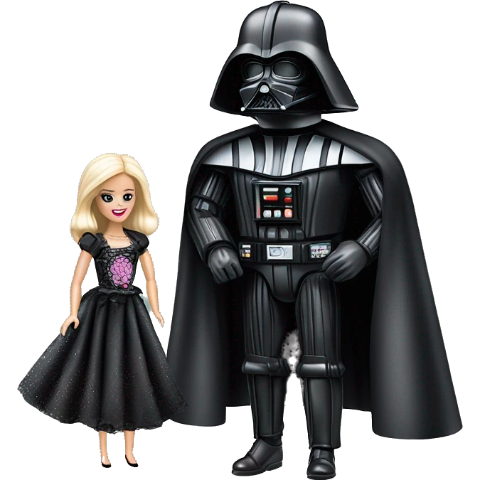 Darth Vader and Barbie’s expensive but very dusty old disturbing disgusting ghostly very haunted horror dream camper  emoji