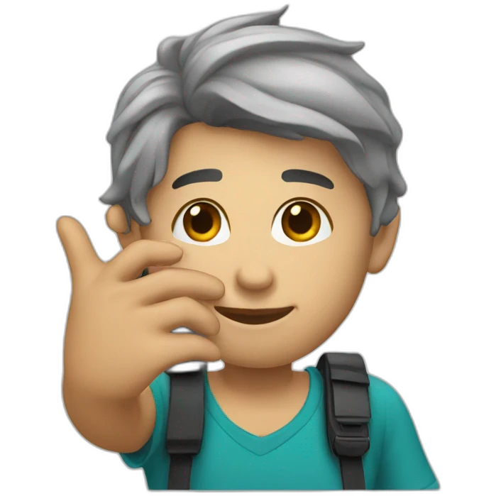 taking a selfie emoji