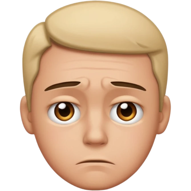Disappointed emoji