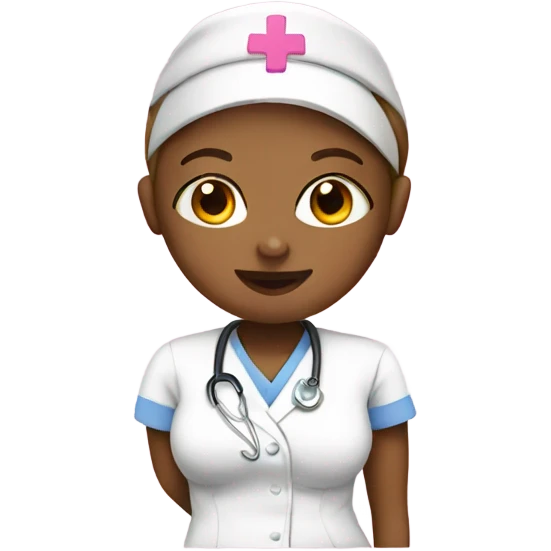 Pink nursing  emoji