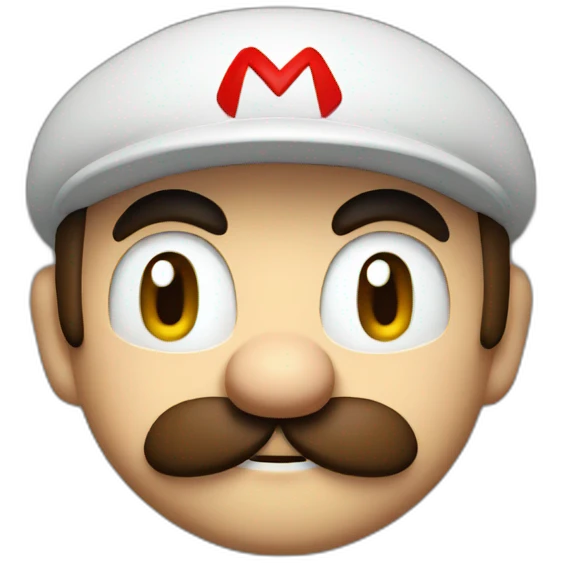 super mario face emoji