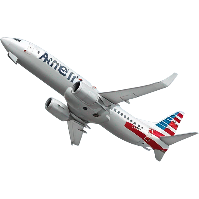 Single American Airlines 737 Max 8 emoji