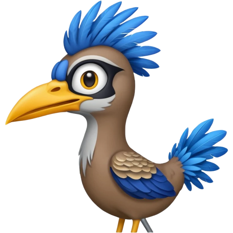 roadrunner emoji, real colors emoji