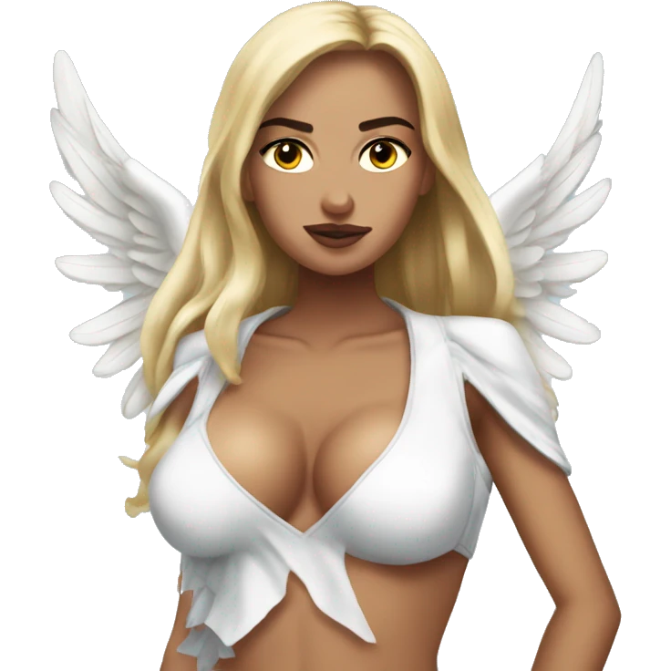 Victoria Secrests angel emoji