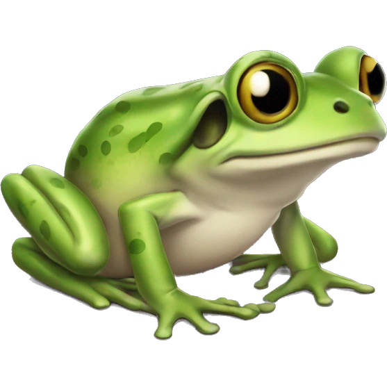 Frog xmas emoji