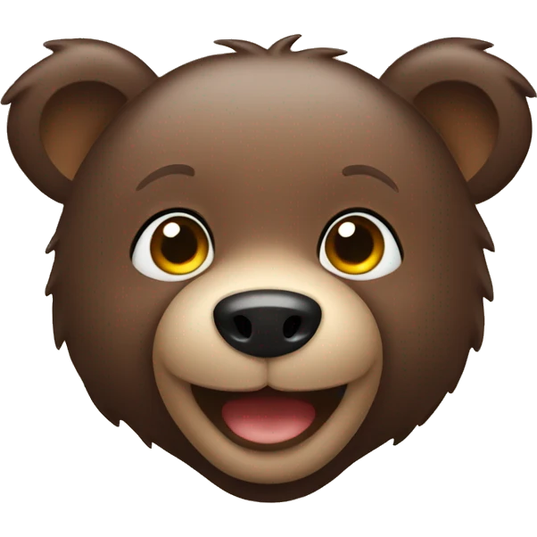 Little cute bear emoji