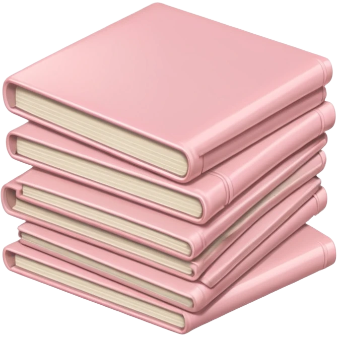 Vintage pale pink vinyl emoji