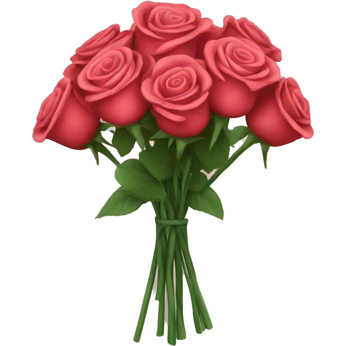 bouquet of roses emoji