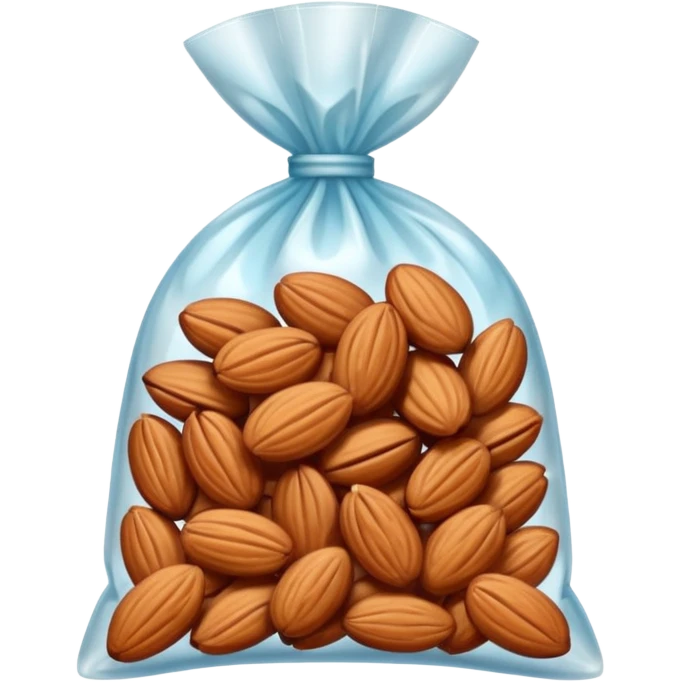 candied almonds in bag emoji