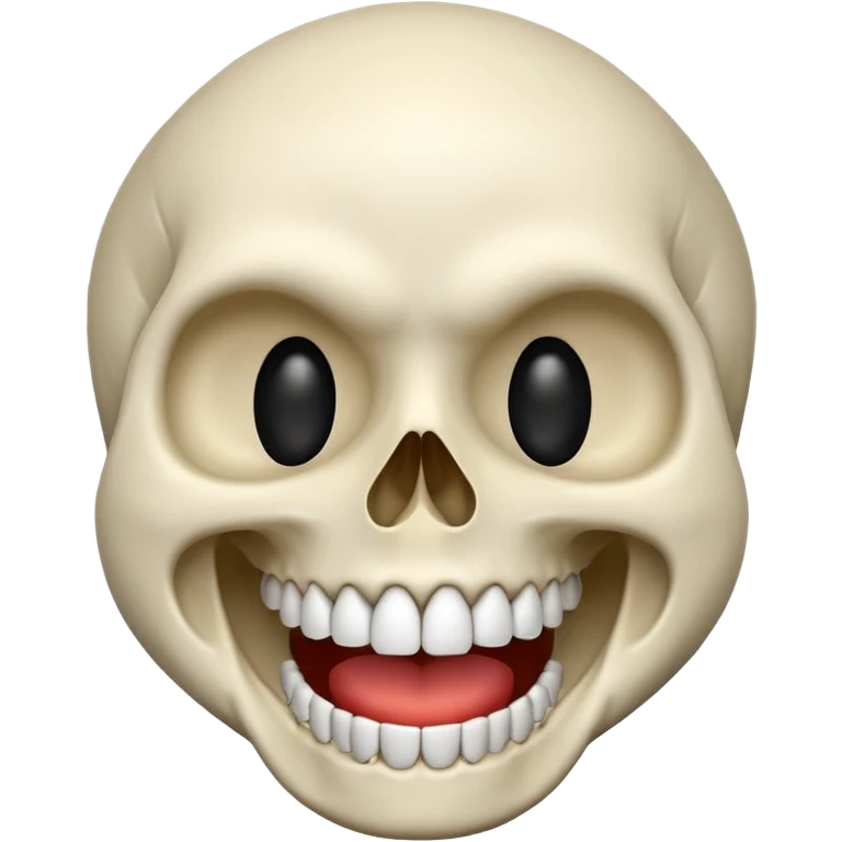 Open mouth skull emoji emoji