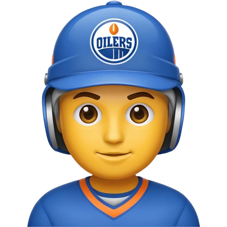 My emoji with oilers gear emoji