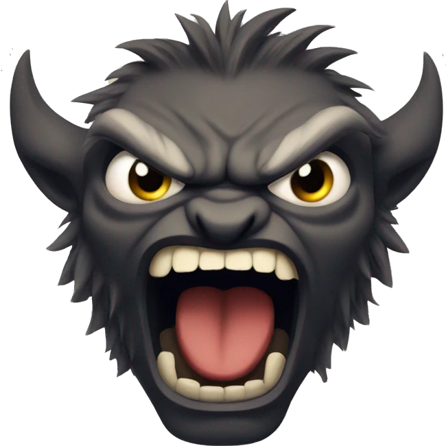 angry beast emoji