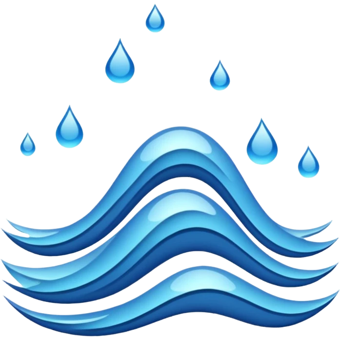 spell out the word wavy emoji