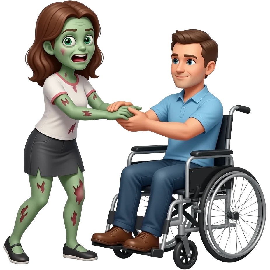 🧟‍♀️💆👨‍🦽 emoji