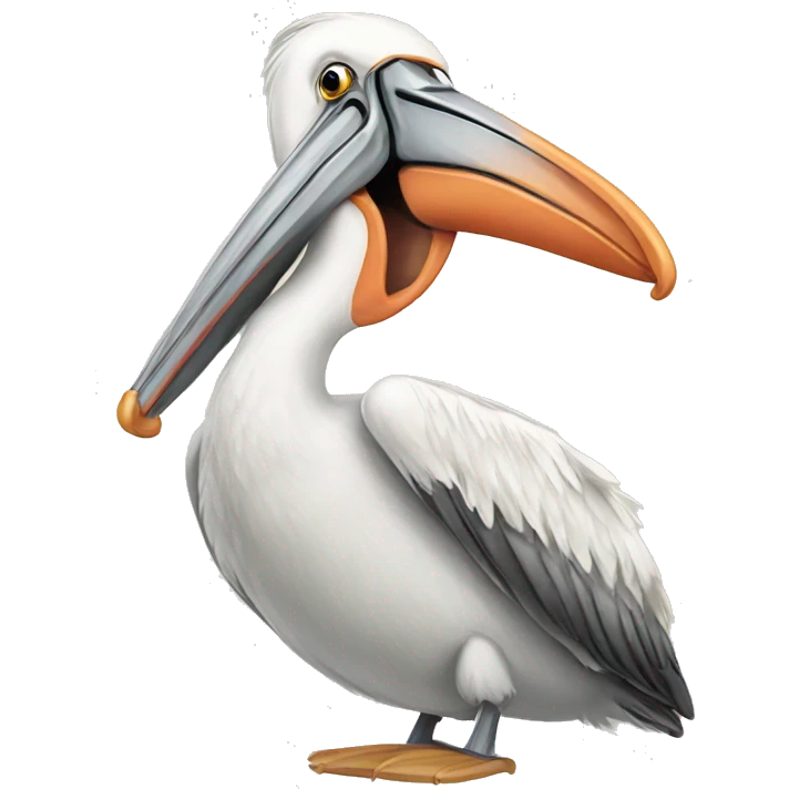 cartoon pelican  emoji