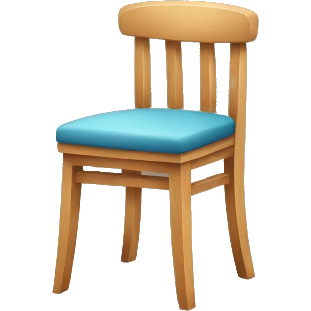 wooden chair emoji