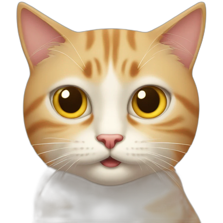 cat blinking with a sly eye emoji