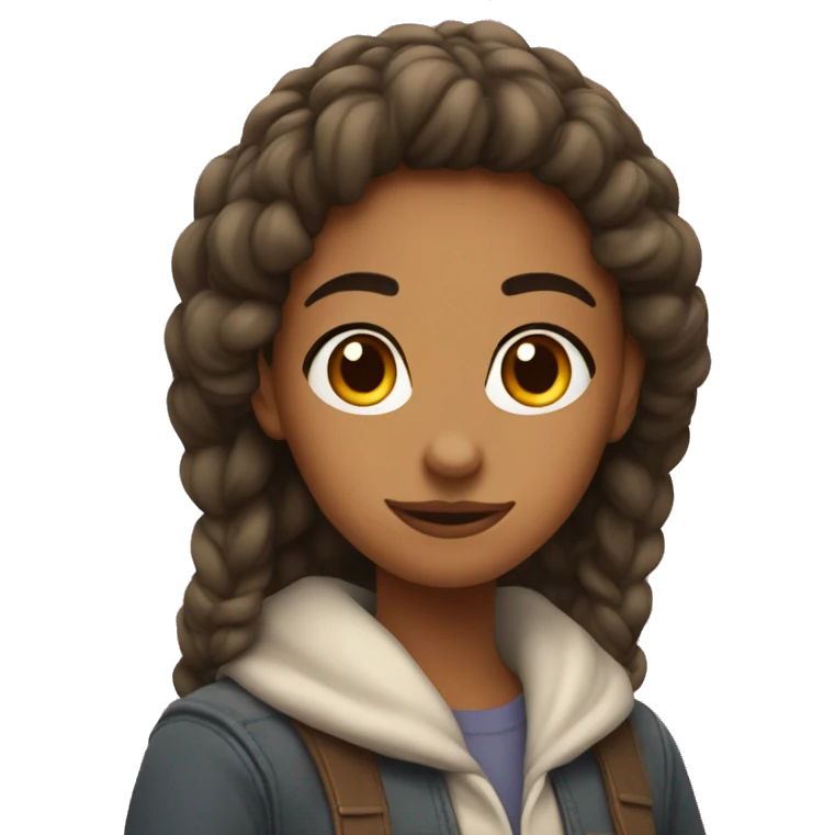 cozy college girl emoji