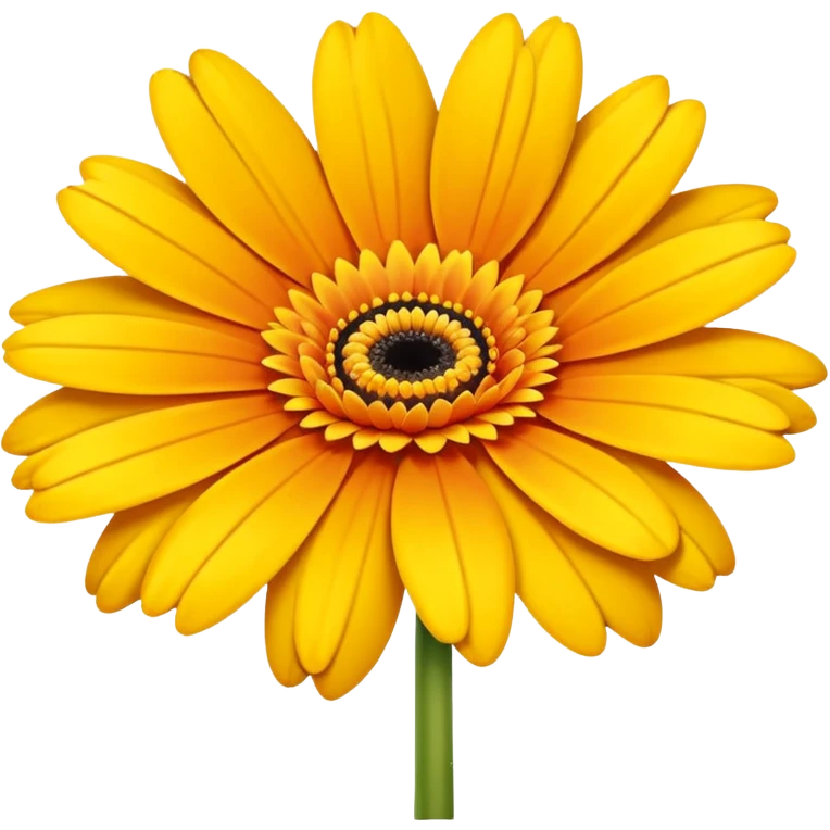 Gerbera amarillo  emoji