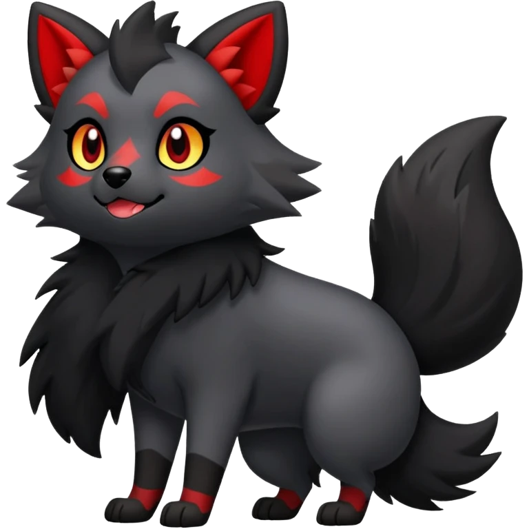 Houndour-Zorua (full body) emoji