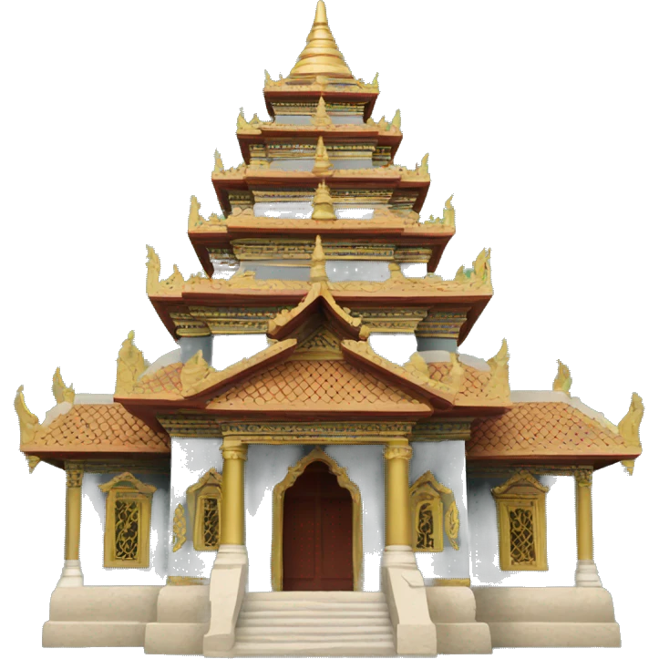 Myanmar traditional temple  emoji