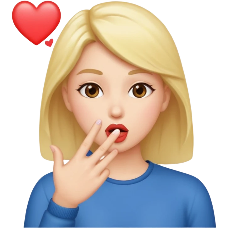 Maybe flicking someone off and blowing them my kiss emoji