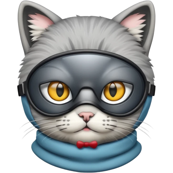 Cat with ski mask emoji