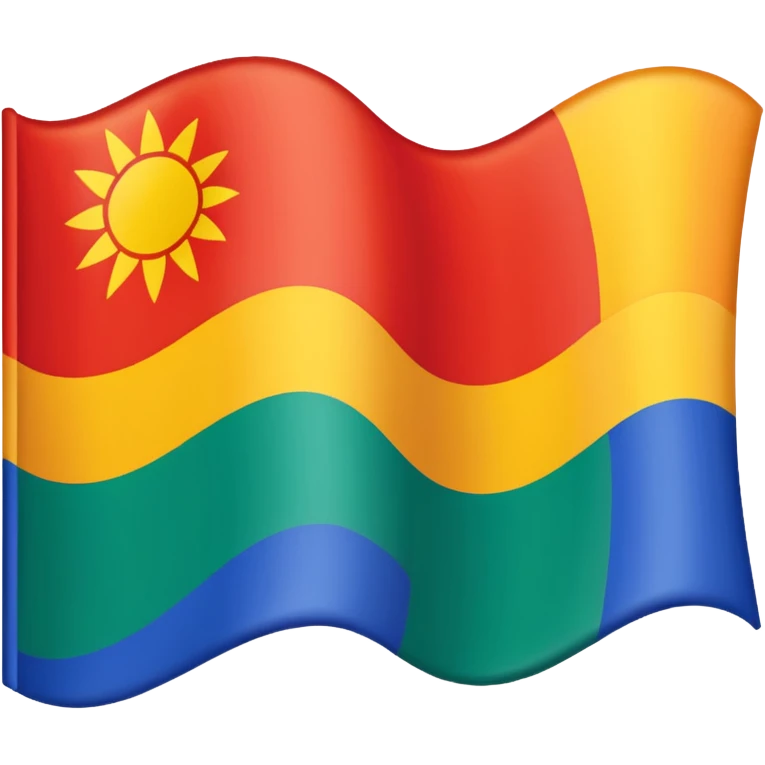 Drapeau gitan emoji