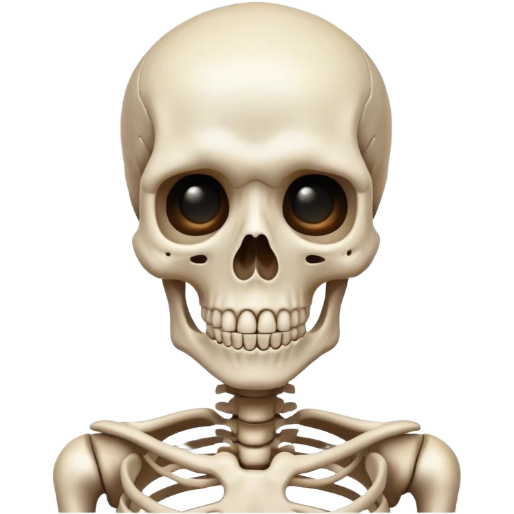 Skeleton plus 🤯 emoji