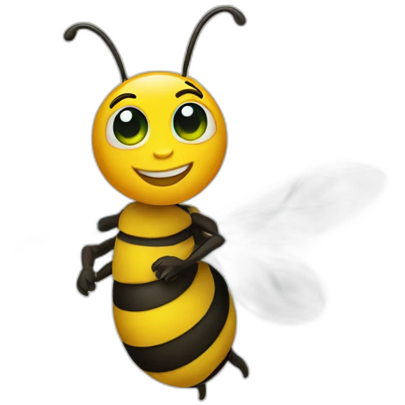 dancing bee emoji