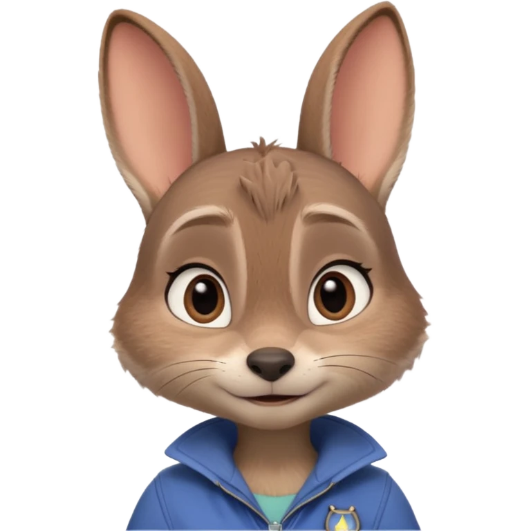 judy hopps from zootopia, pixar emoji