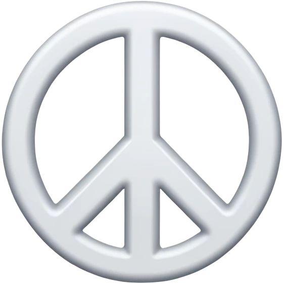 Peace sign emoji