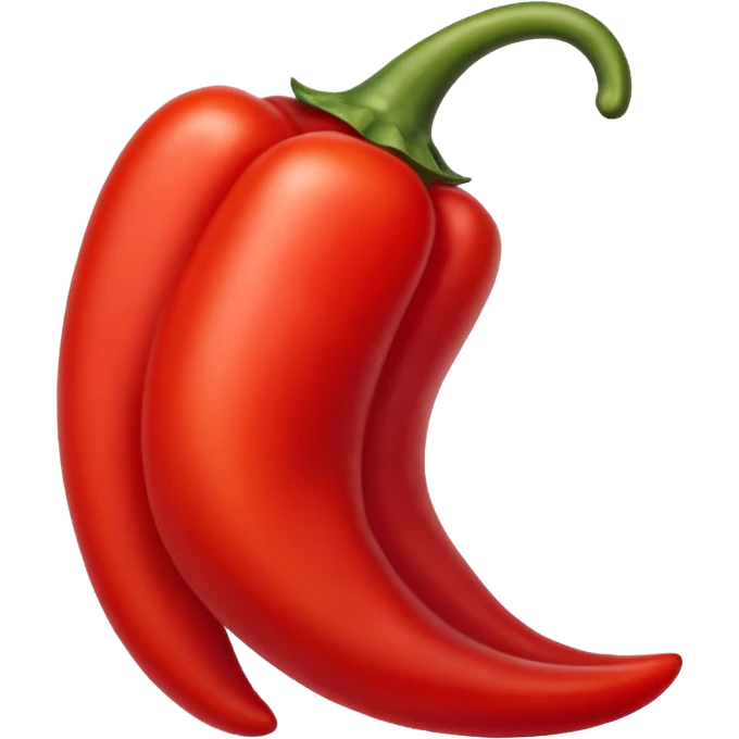 pointy red pepper emoji