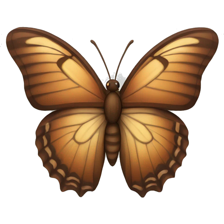 brown butterfly emoji