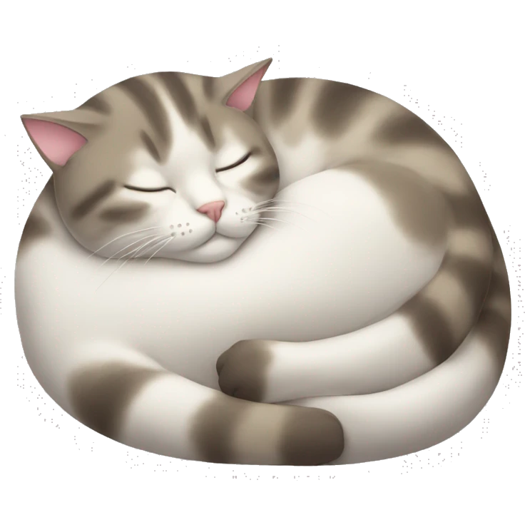 cat sleeping emoji