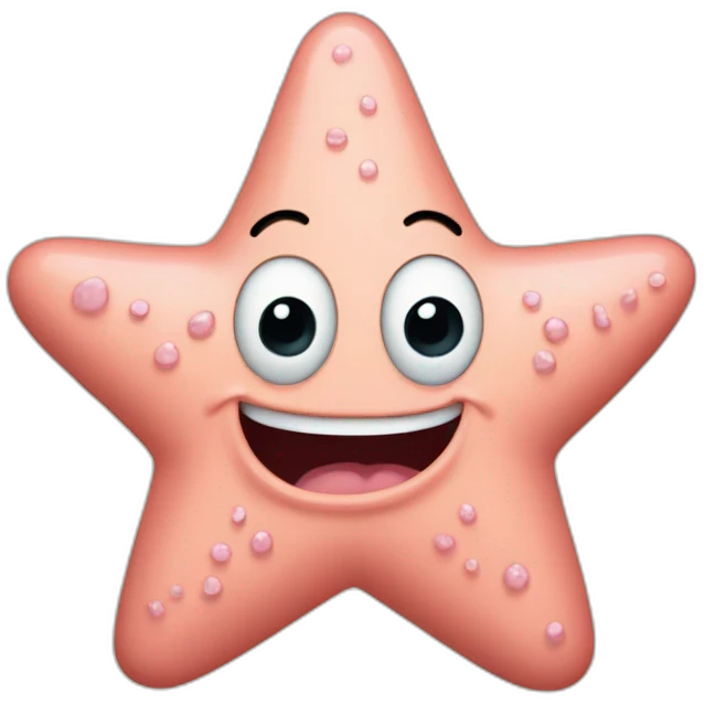 Patrick star emoji