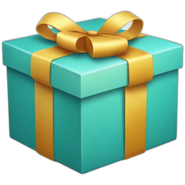 gift box with smile emoji