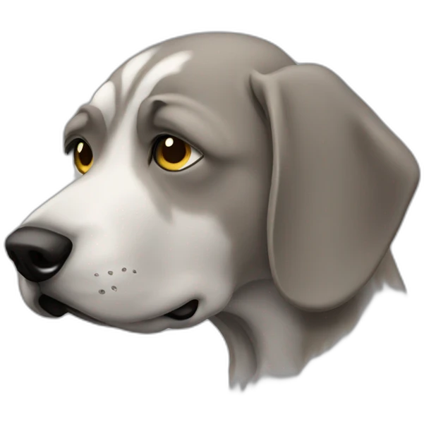 weeping dog emoji