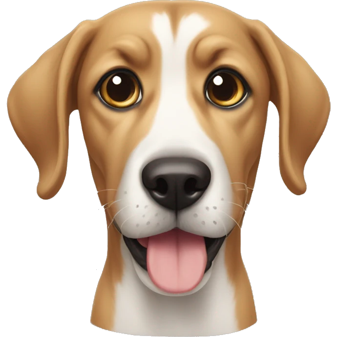 Chien qui mange emoji