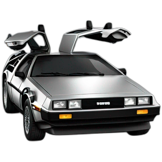 delorean emoji
