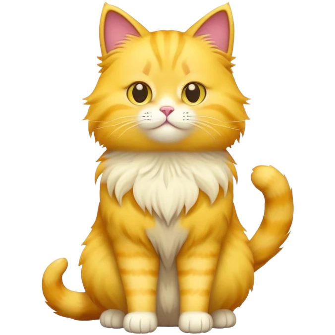 Yellow lombax-cat emoji