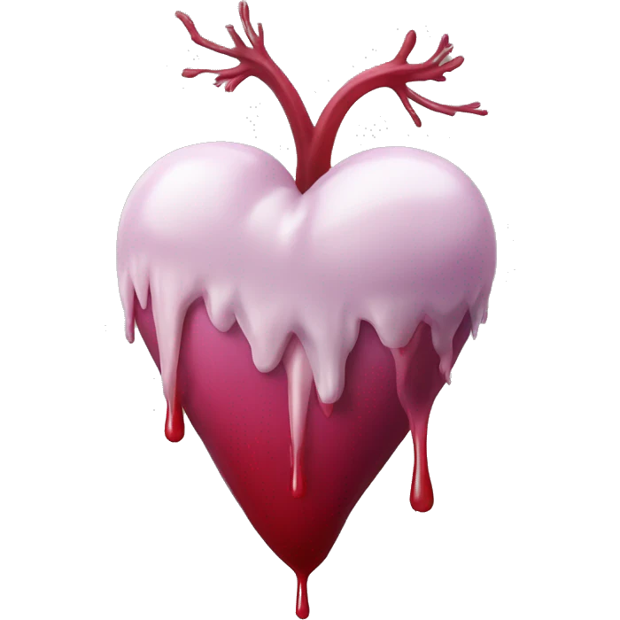 Bleeding heart  emoji