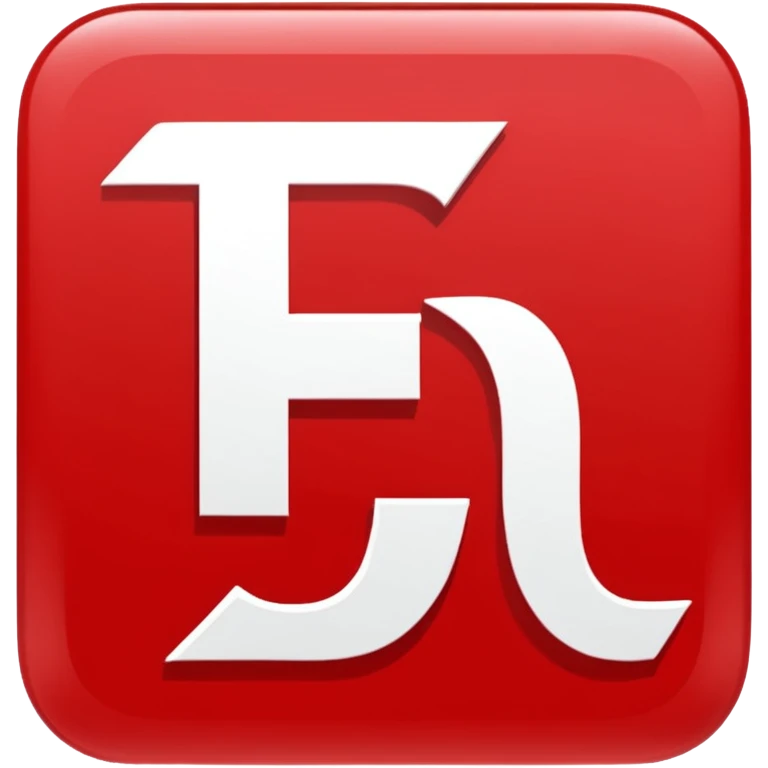 The Letters “fall risk” on a red square emoji