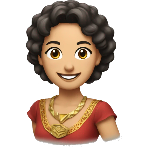 Morena con cuernos feliz  emoji