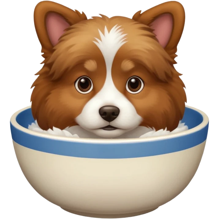 bowl dog emoji