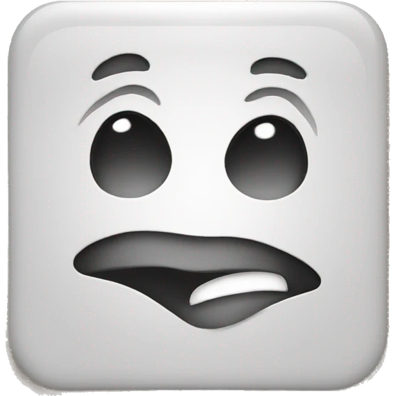 a sign that says no idea emoji