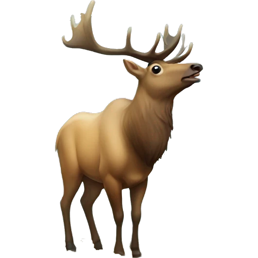 Elk in tank emoji