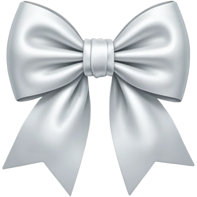 White bow emoji